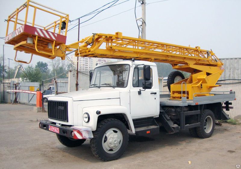 Аренда автовышки 18м, 22м, 28м, 32м.