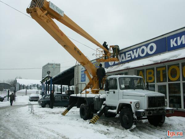 Сдам в аренду                            автогидроподъемник                            Услуги, аренда автовышки.