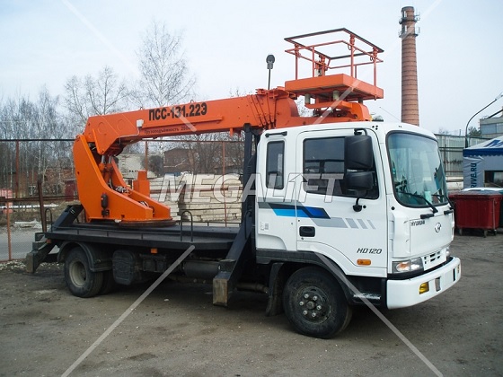 Аренда телескопической автовышки ПСС-131.19Э