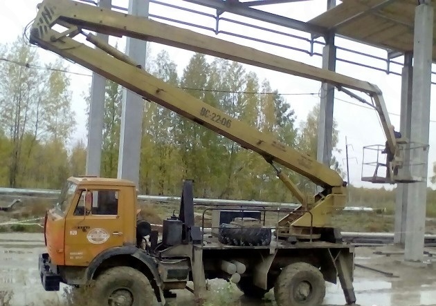 Услуги автовышки (вездеход)