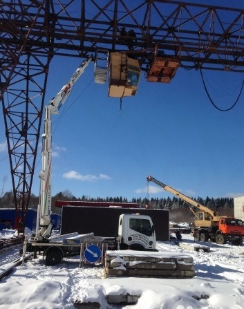 Высотные работы, аренда автовышки