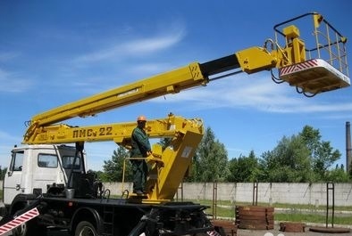 Услуги автовышки 16-50м. телескоп, коленчетые