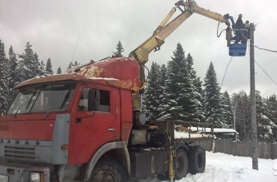 Автовышка на базе Камаз