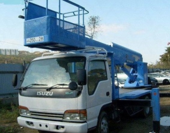 Аренда японской автовышки от 15 до 22 метров