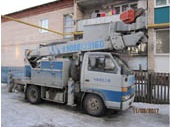 Услуги автовышки с телескопической стрелой 15 м.