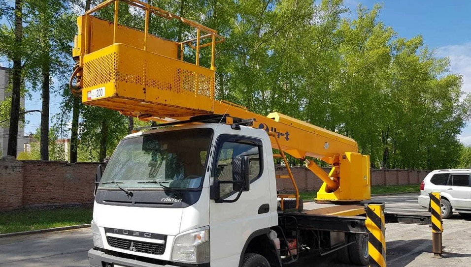 Услуги автовышки 18 метров с корзиной 250 кг.