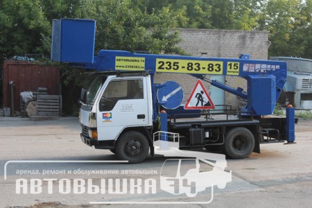 Аренда автовышки от 13 до 45 метров