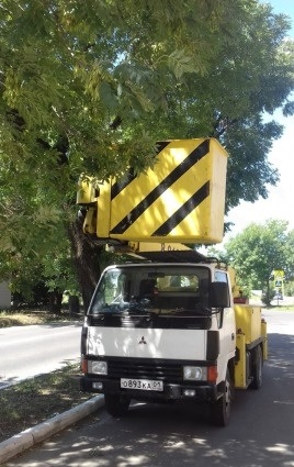 Услуги автовышки, японская автовышка