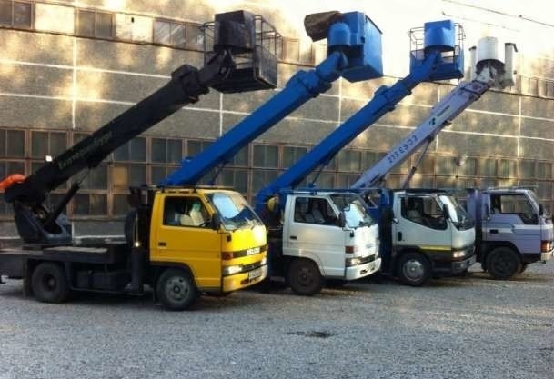 Услуги аренда автовышки Исузу 10м 15м 24м