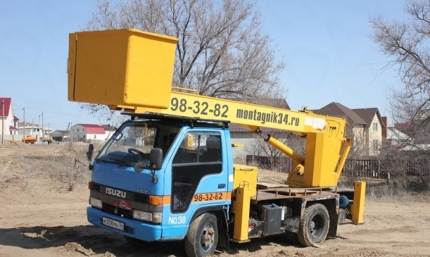 Услуги японской автовышки 15 метров