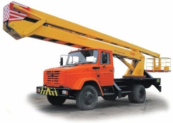 Аренда автовышки Зил коленчатой