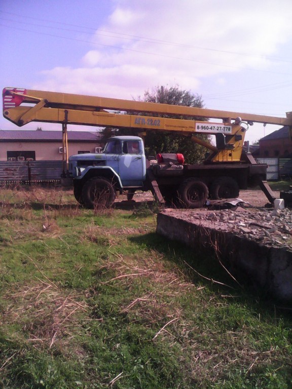 Аренда автовышки 22 метра вездеход