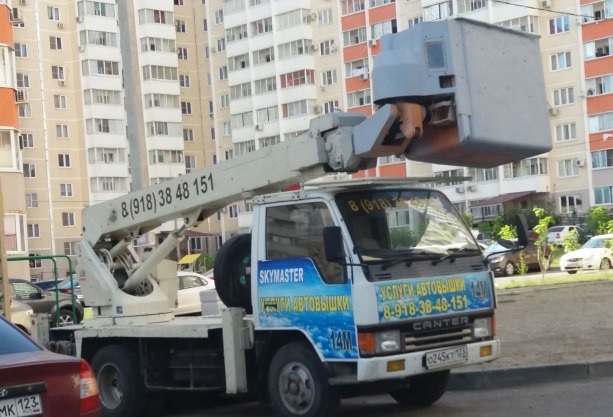 Услуги / Аренда автовышки, мехрука 15 м