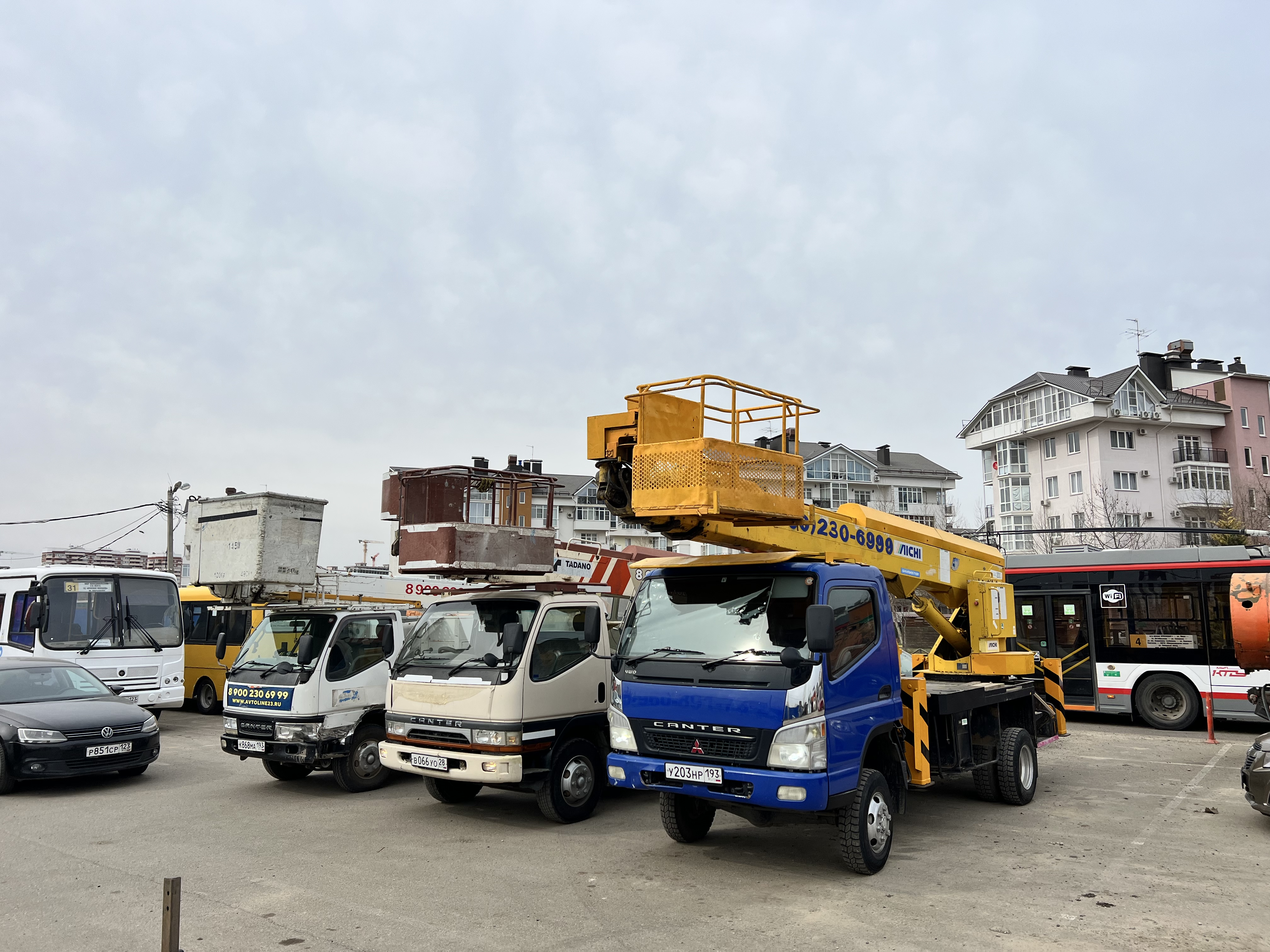 Аренда Автовышки, мехруки с лебедкой