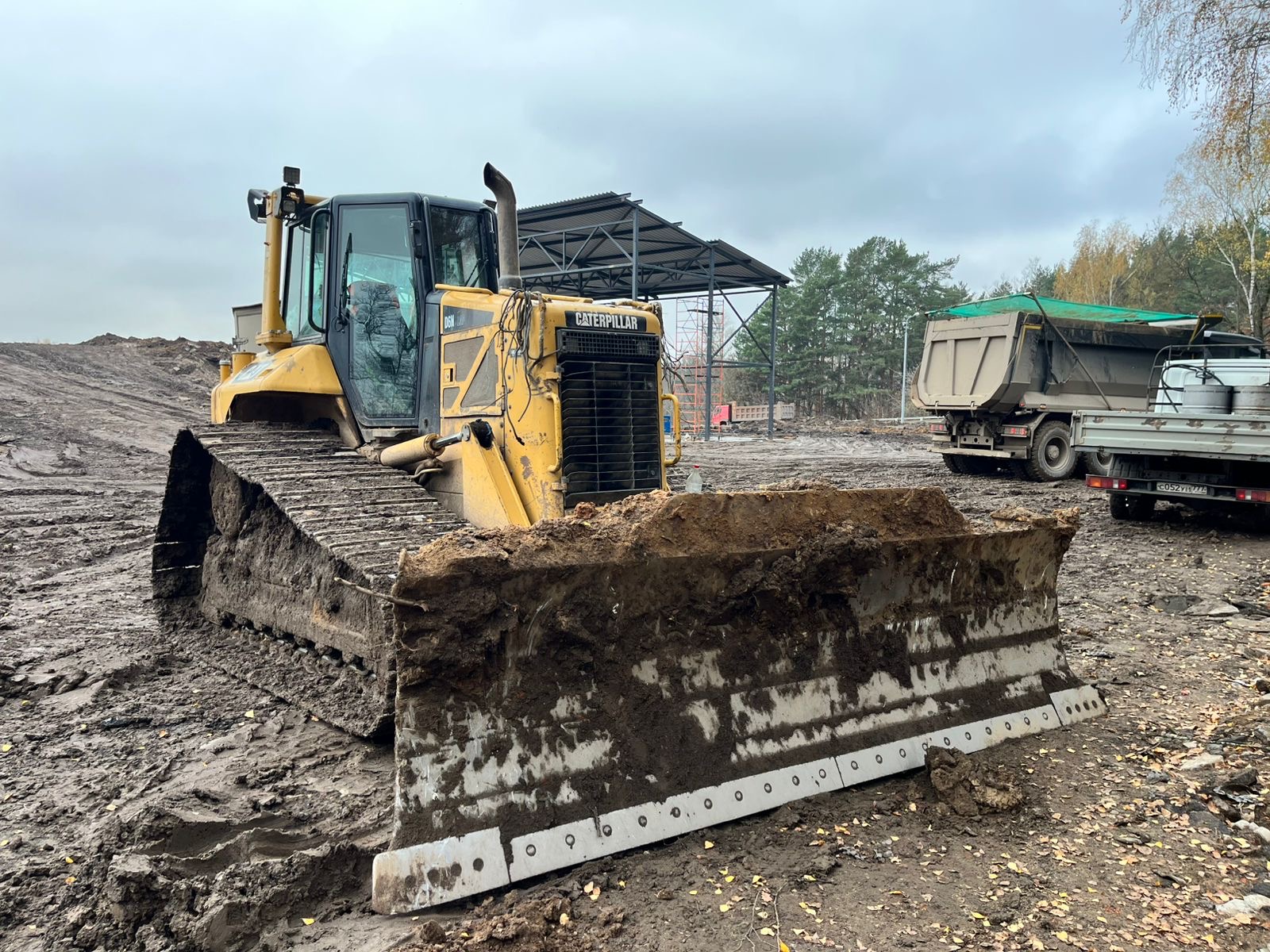 Бульдозер Болотоход CAT D6 аренда