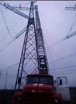 Автовышка вездеход ЗИЛ 131