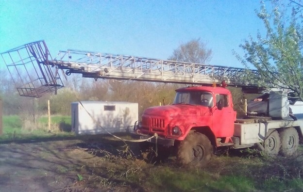 Автовышка 30 м телескоп