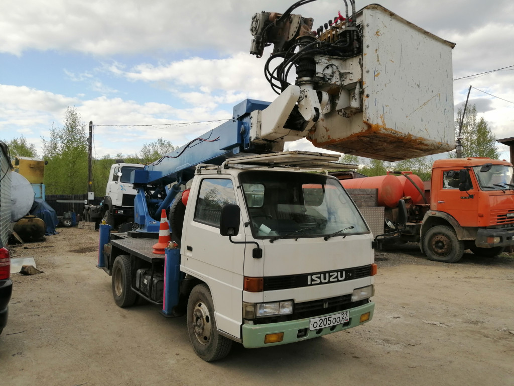 Автовышка в Тынде, диэлектрическая телескопическая