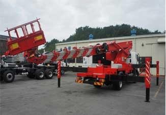 Аренда автовышки на базе шасси Daewoo Novus 40 мет