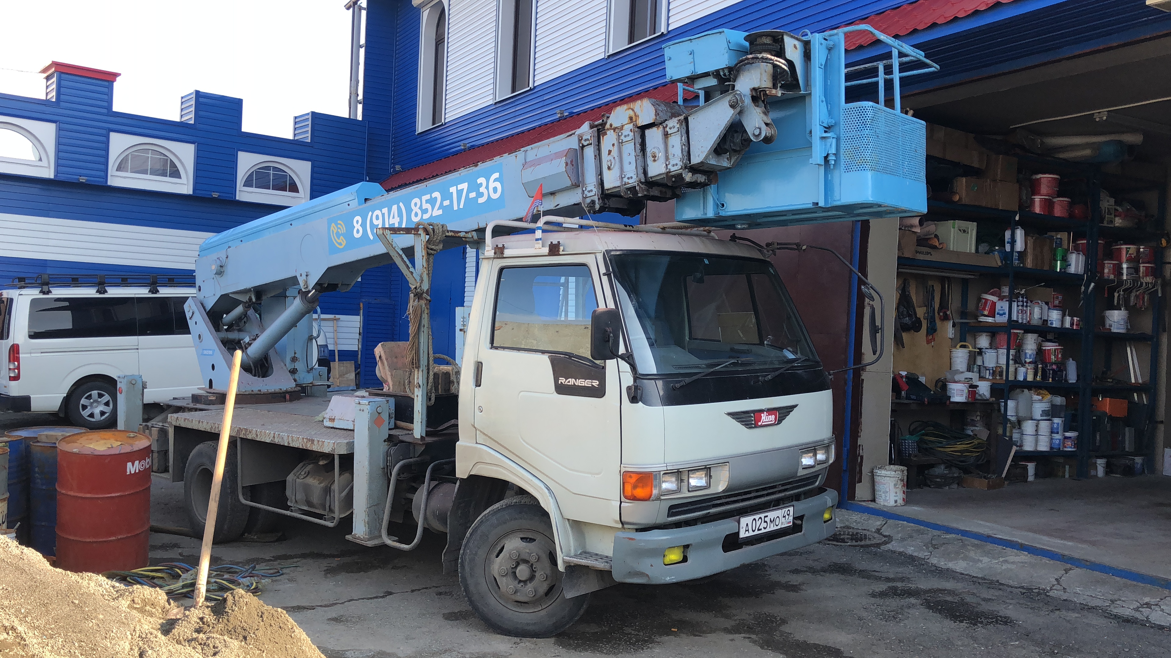 Услуги Авто вышки высотой подъёма 20 метров