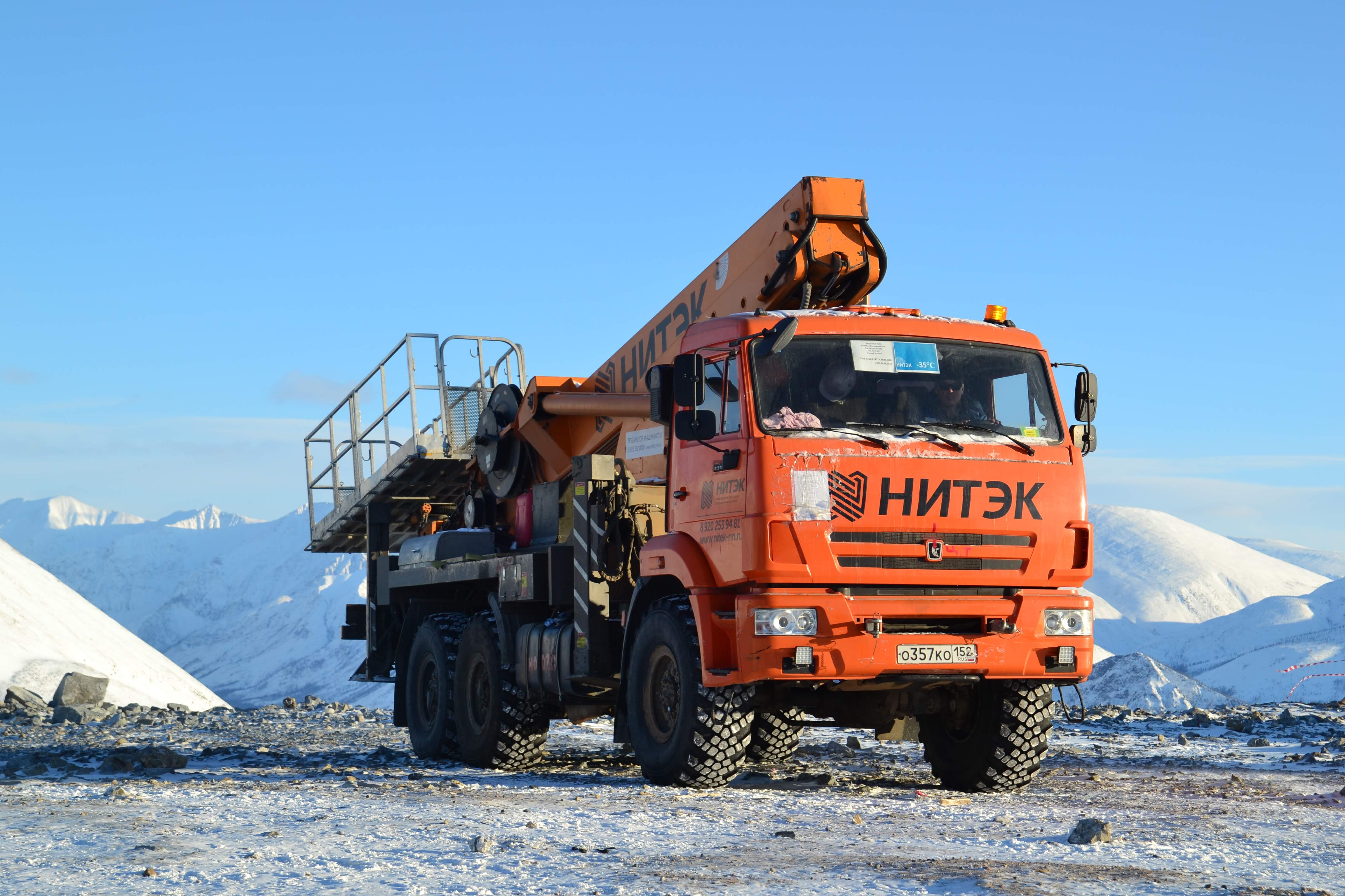 Аренда автовышки 45, 54, 75 метров