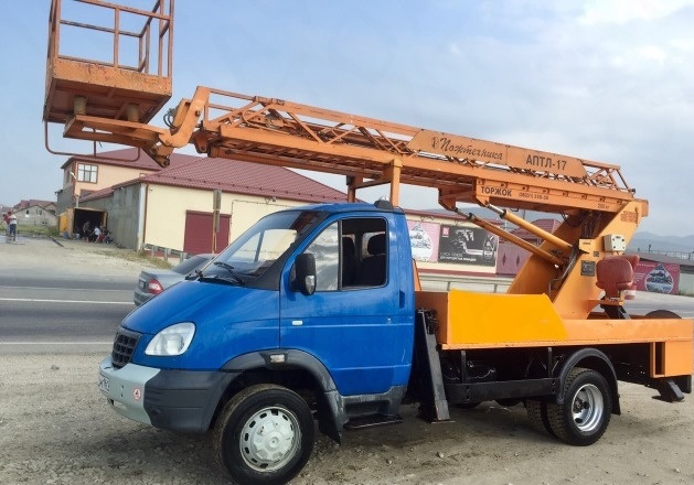 Автовышка услуги,аренда телескоп 17 метров