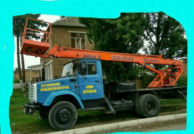 Автовышка 22 метра телескоп