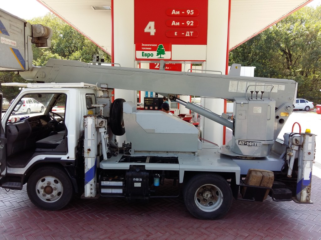 Аренда автовышки Tadano A141-TE на базе Mitsubishi