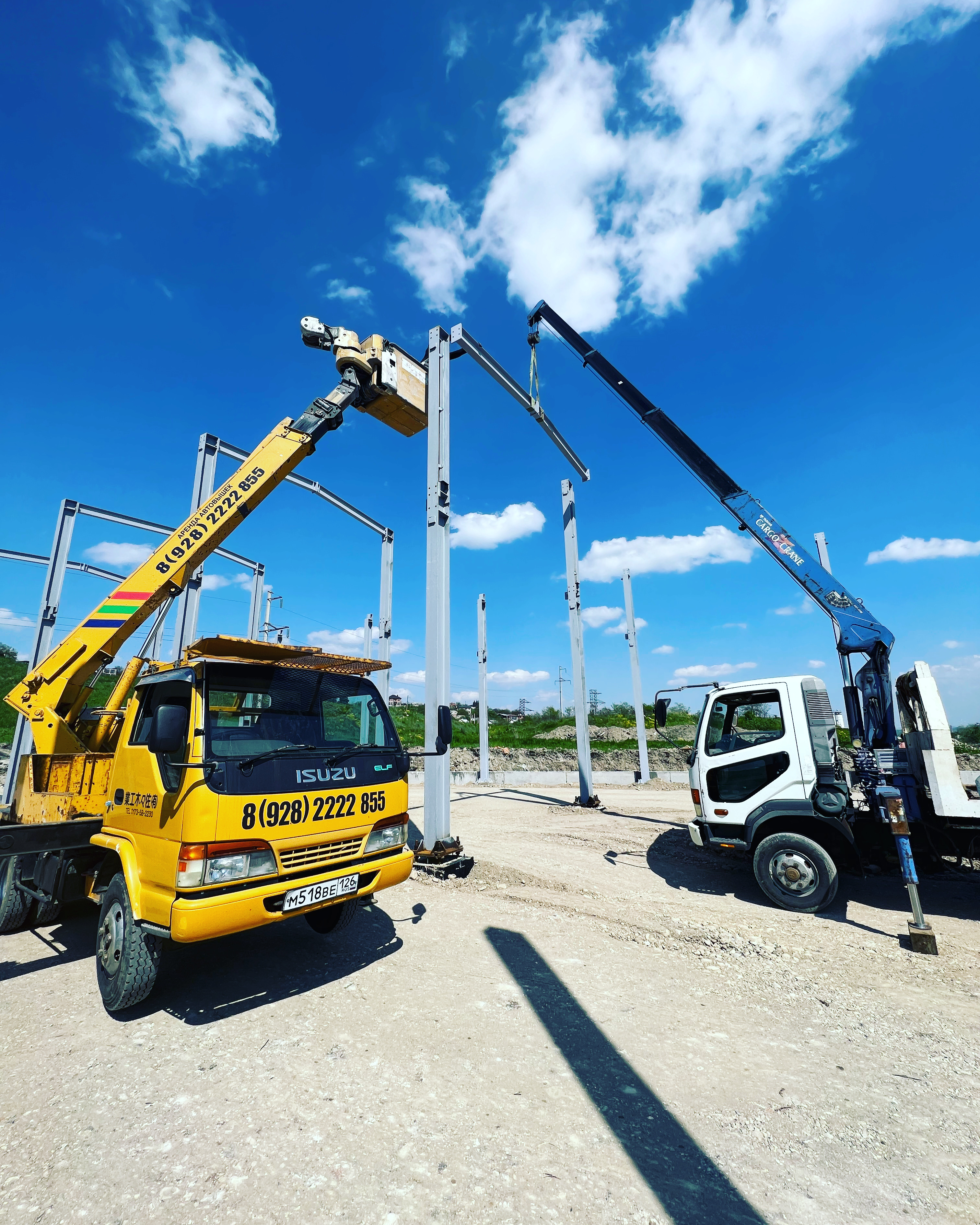 Услуги автовышки с лебедкой Кисловодск