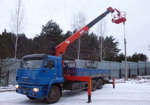 Услуги манипулятора-автовышки 23метра
