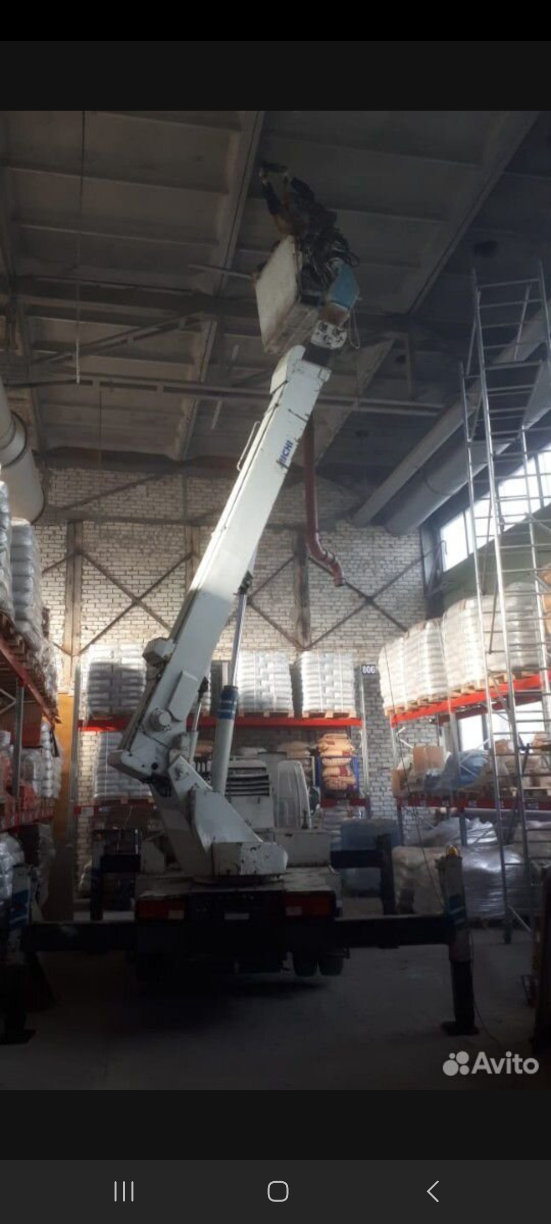 Аренда автовышки 16 метров.