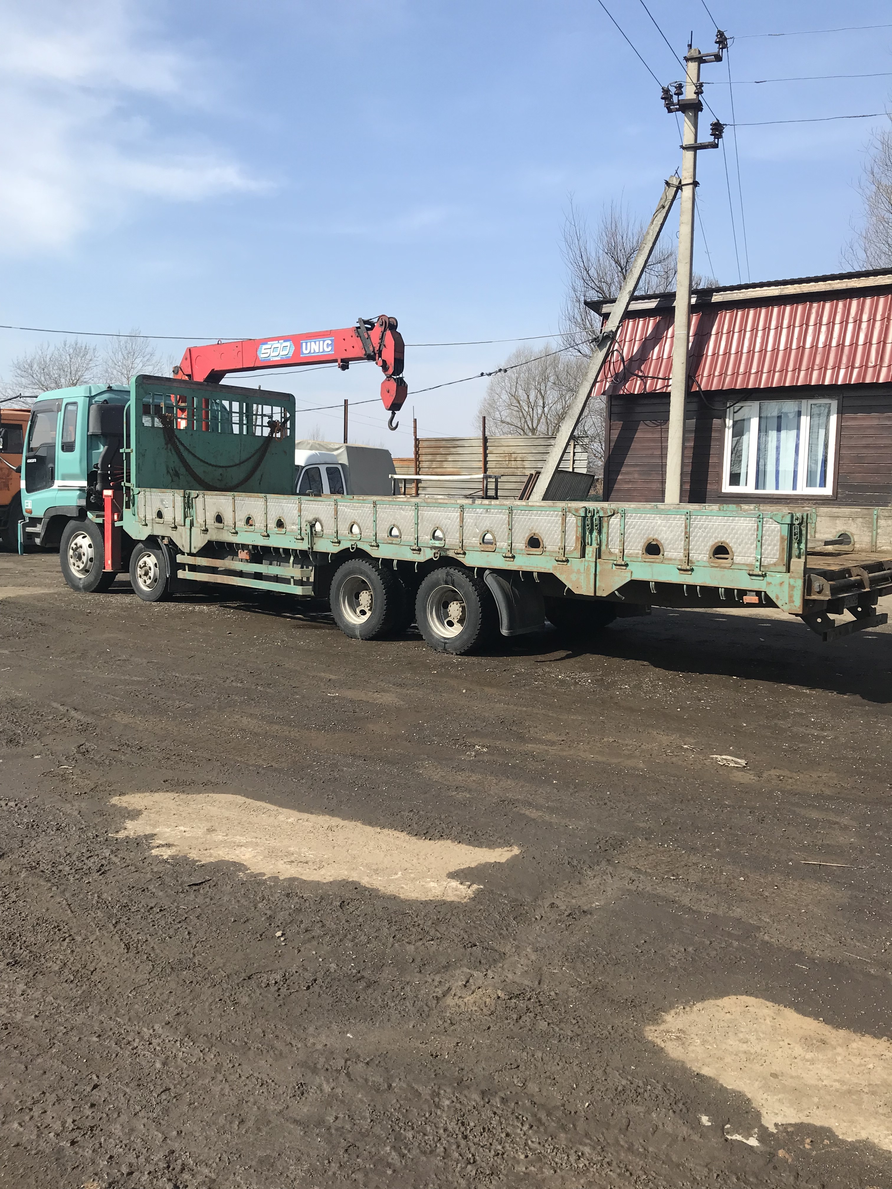 Аренда манипулятора- крана  услуги грузоперевозки