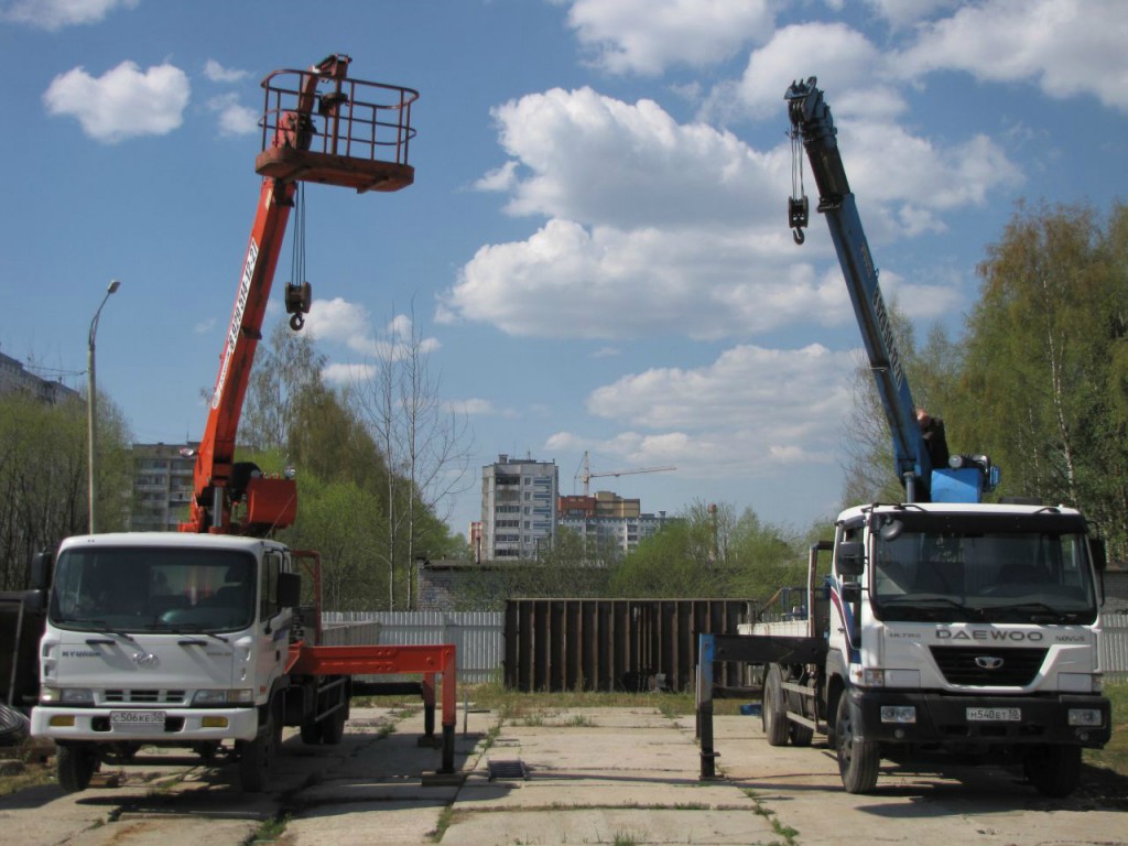 Услуги кранов - манипуляторов