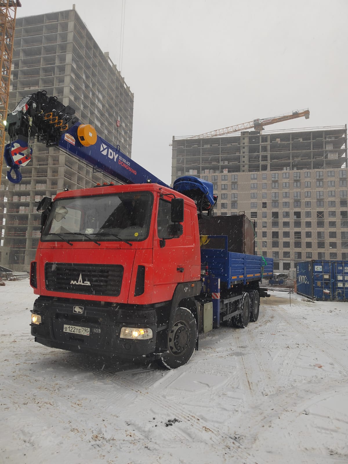 Аренда манипулятора 7 метров.