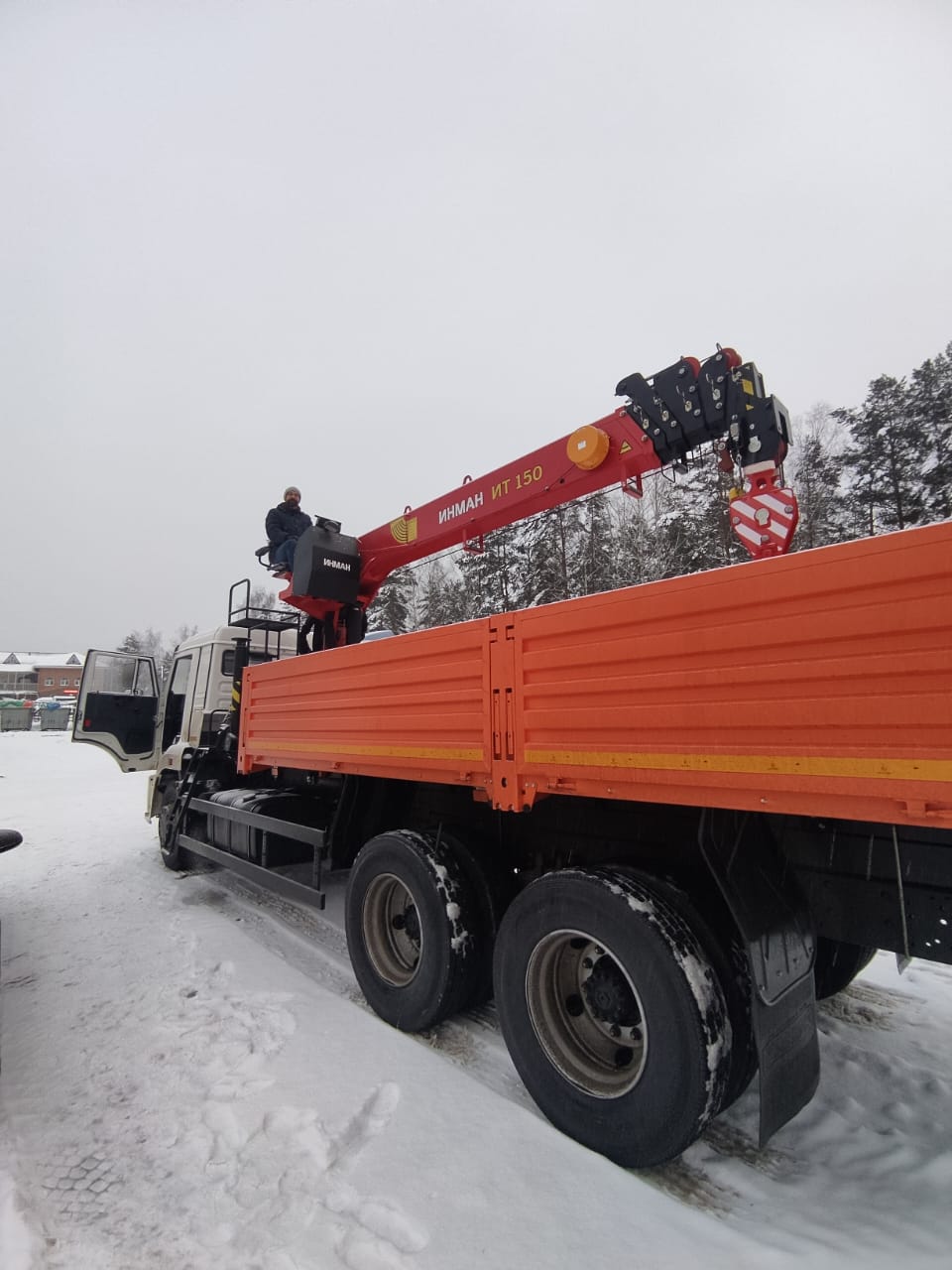 Манипулятор кран 7т борт 12 тонн пропуск в центр