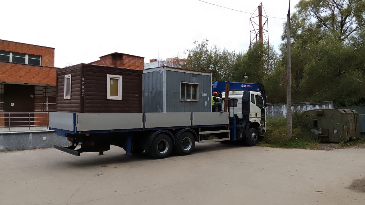 Аренда манипулятора с кониками.