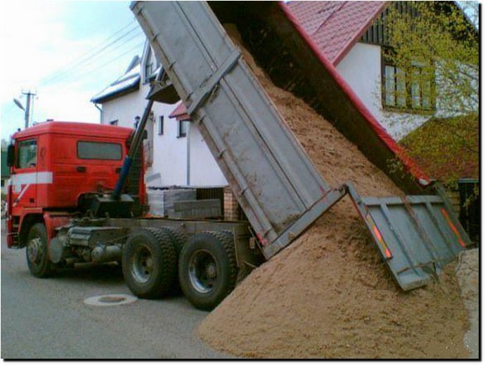 ДОСТАВКА ПЕСКА ШЕБНЯ