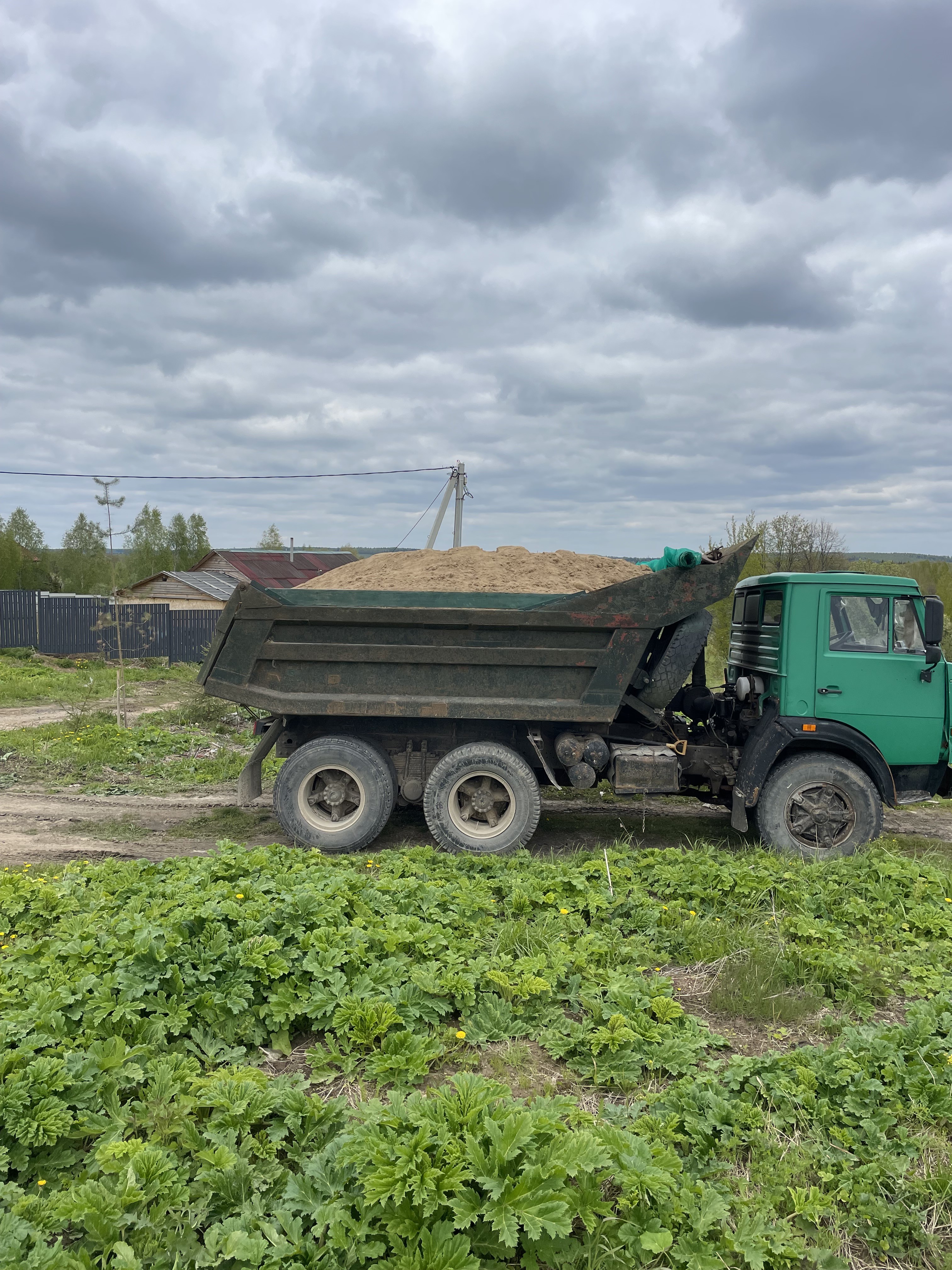 Доставка самосвалом. Песок, щебень, торф, грунт.