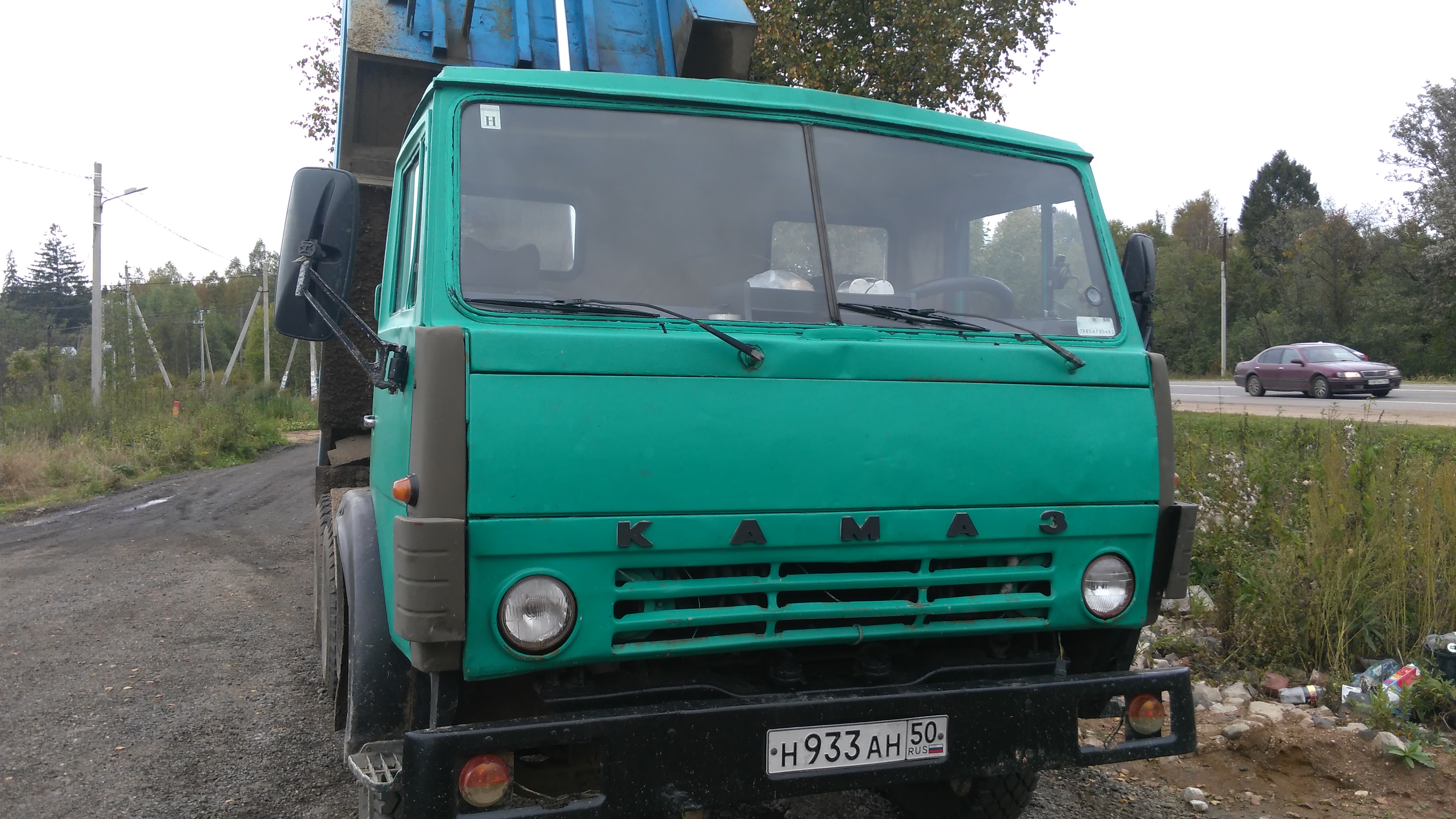 Доставка песка, гравия, щебня, торфа. Самосвал