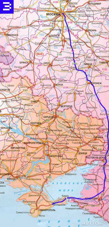 Сборные грузоперевозки Москва-Крым-Москва