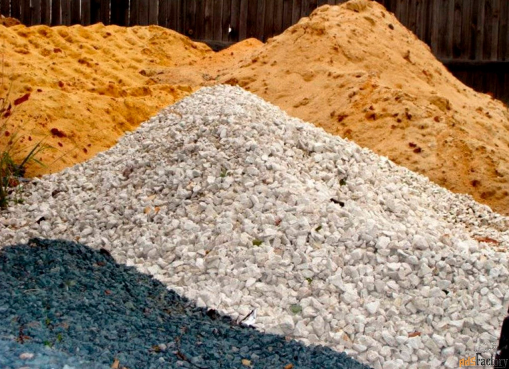 Доставка сыпучих материалов, услуги самосвала.