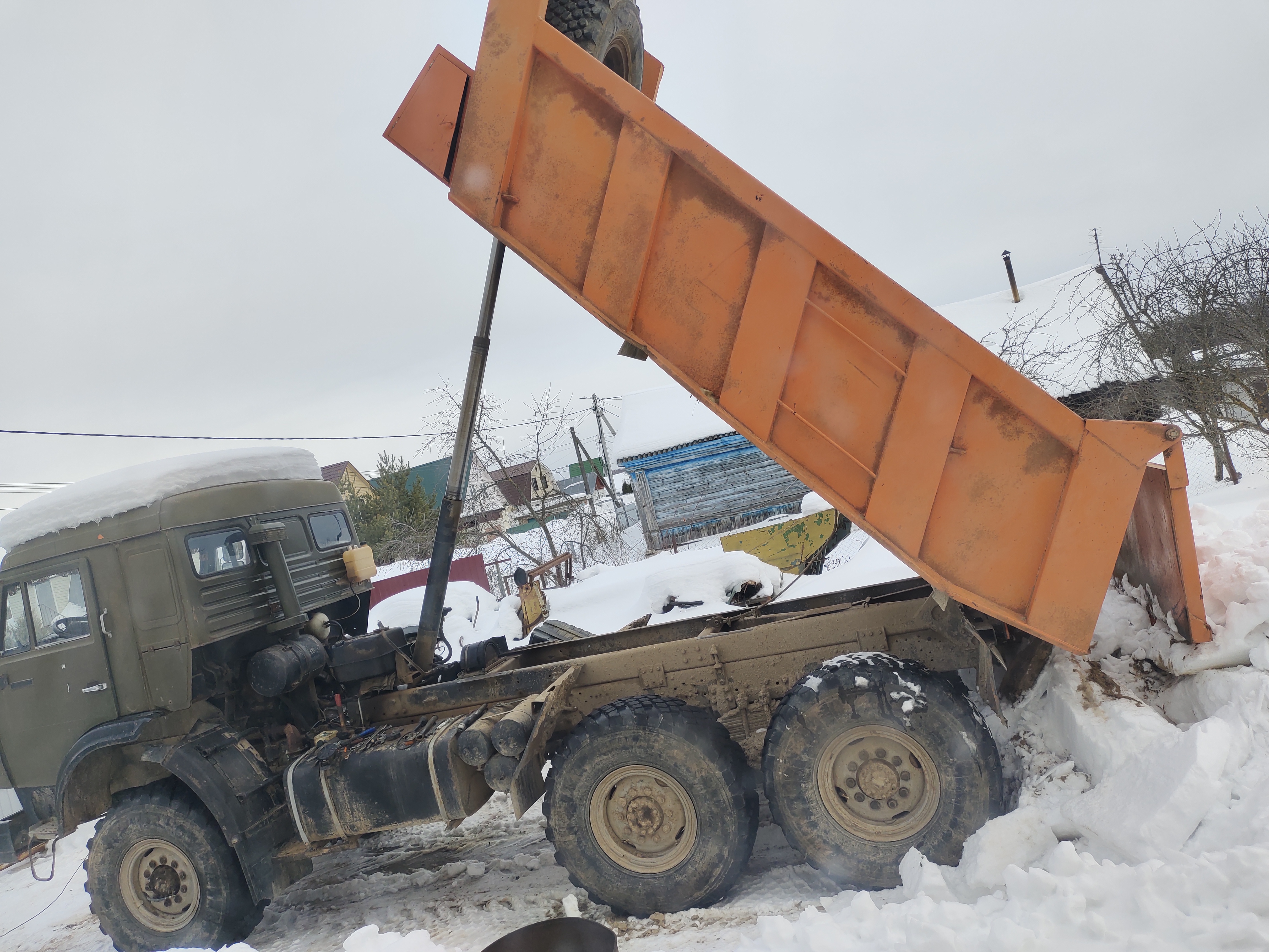 Самосвал КамАЗ вездеход полноприводный