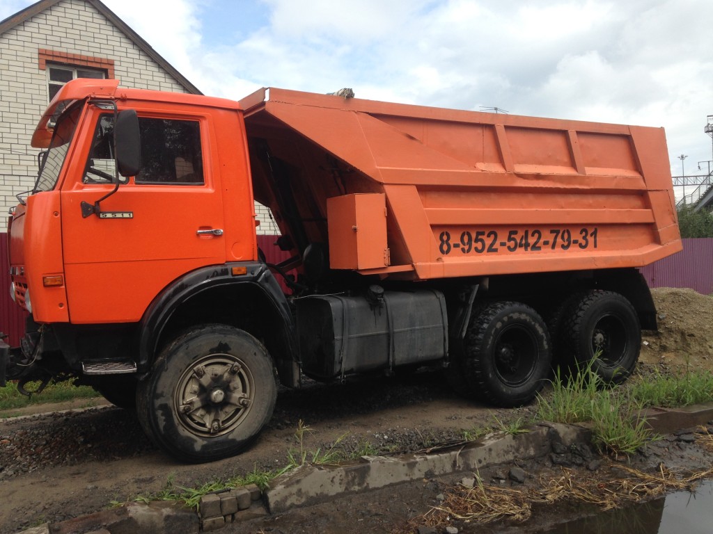 Услуги самосвала от1-15т