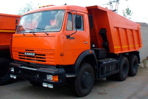 Доставка нерудных материалов. Самосвал камаз