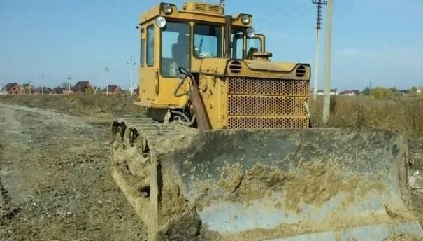 Услуги с рыхлителем, бульдозер