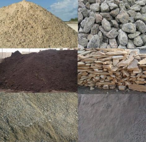 Доставка песка, щебня, шлака, чернозёма