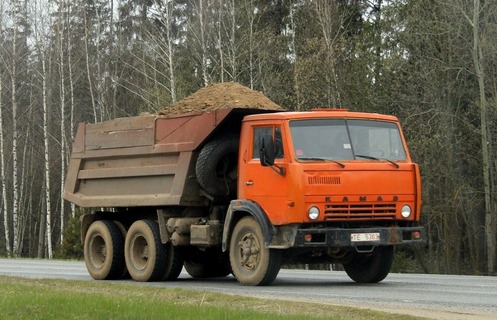 Перевозка сыпучих грузов. Песок, щебень, чернозем.