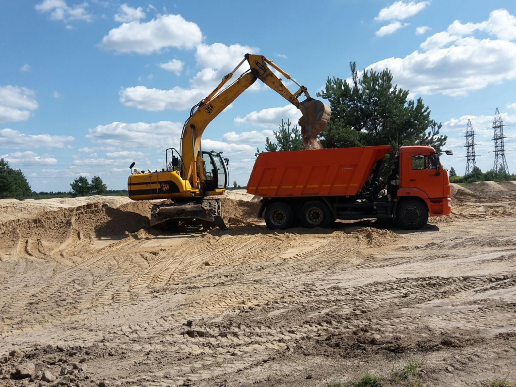 Доставка песка, щебня и других стройматериалов.