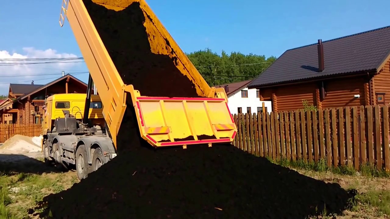 Доставка сыпучих материалов самосвалом