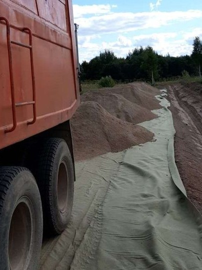 Доставка песок, щебень, торф самосвалом.